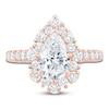Thumbnail Image 3 of Pnina Tornai Lab-Grown Diamond Pear-Shaped Halo Engagement Ring 2-1/2 ct tw 14K Rose Gold