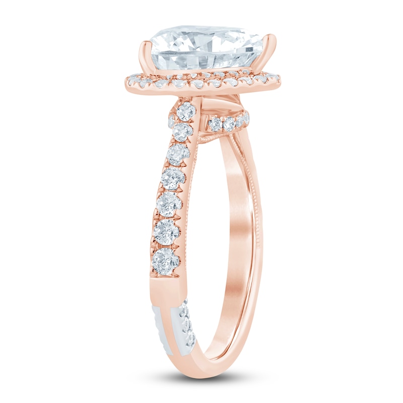 Main Image 2 of Pnina Tornai Lab-Grown Diamond Heart-Shaped Engagement Ring 3-5/8 ct tw 14K Rose Gold