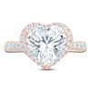 Thumbnail Image 3 of Pnina Tornai Lab-Grown Diamond Heart-Shaped Engagement Ring 3-5/8 ct tw 14K Rose Gold