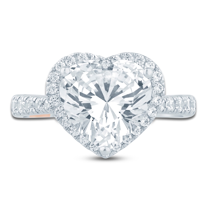 Main Image 3 of Pnina Tornai Lab-Grown Diamond Heart-Shaped Engagement Ring 3-5/8 ct tw 14K White Gold