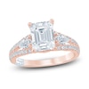 Thumbnail Image 1 of Pnina Tornai Lab-Grown Diamond Emerald-Cut Engagement Ring 3 ct tw 14K Rose Gold
