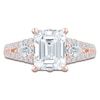 Thumbnail Image 3 of Pnina Tornai Lab-Grown Diamond Emerald-Cut Engagement Ring 3 ct tw 14K Rose Gold