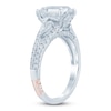 Thumbnail Image 2 of Pnina Tornai Lab-Grown Diamond Emerald-Cut Engagement Ring 3 ct tw 14K White Gold