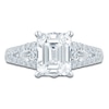 Thumbnail Image 3 of Pnina Tornai Lab-Grown Diamond Emerald-Cut Engagement Ring 3 ct tw 14K White Gold