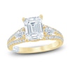 Thumbnail Image 1 of Pnina Tornai Lab-Grown Diamond Emerald-Cut Engagement Ring 3 ct tw 14K Yellow Gold