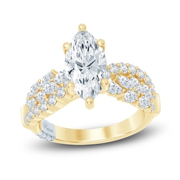 Pnina Tornai Lab-Grown Diamond Marquise-Cut Engagement Ring 3 ct tw 14K Yellow Gold
