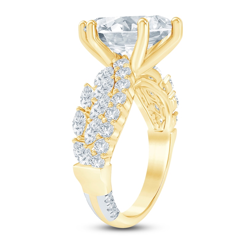 Main Image 2 of Pnina Tornai Lab-Grown Diamond Marquise-Cut Engagement Ring 3 ct tw 14K Yellow Gold