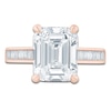 Thumbnail Image 3 of Pnina Tornai Lab-Grown Diamond Emerald-Cut Engagement Ring 5-5/8 ct tw 14K Rose Gold