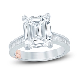 Pnina Tornai Lab-Grown Diamond Emerald-Cut Engagement Ring 5-5/8 ct tw 14K White Gold