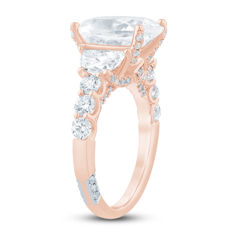 Main Image 2 of Pnina Tornai Lab-Grown Diamond Oval-Cut Engagement Ring 6-7/8 ct tw 14K Rose Gold