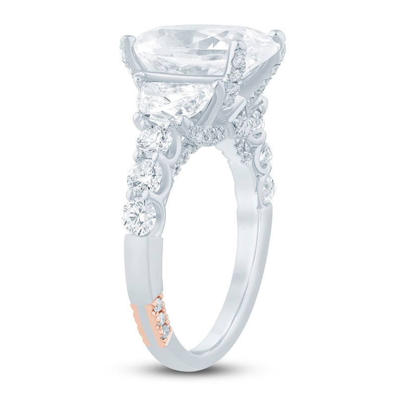 Main Image 2 of Pnina Tornai Lab-Grown Diamond Oval-Cut Engagement Ring 6-7/8 ct tw 14K White Gold
