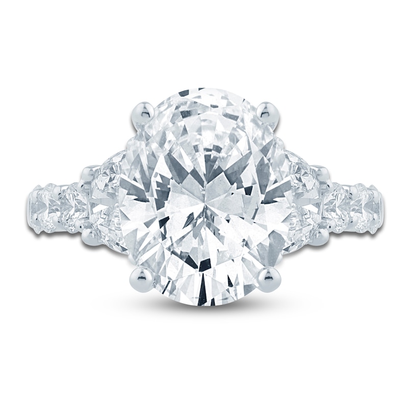 Main Image 3 of Pnina Tornai Lab-Grown Diamond Oval-Cut Engagement Ring 6-7/8 ct tw 14K White Gold