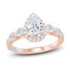 Thumbnail Image 1 of Pnina Tornai Pear-Shaped Lab-Grown Diamond Engagement Ring 2 ct tw 14K Rose Gold
