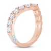 Thumbnail Image 2 of Pnina Tornai Lab-Grown Diamond Chevron Anniversary Band 1-1/2 ct tw Round 14K Rose Gold