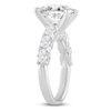 Thumbnail Image 2 of Oval-Cut Lab-Grown Diamond Engagement Ring 4-1/2 ct tw 14K White Gold