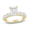 Thumbnail Image 1 of Emerald-Cut Lab-Grown Diamond Engagement Ring 4-1/2 ct tw 14K Yellow Gold