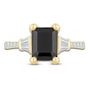 Thumbnail Image 3 of Pnina Tornai Emerald-Cut Black Diamond & White Diamond Engagement Ring 2-5/8 ct tw 14K Yellow Gold