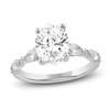 Thumbnail Image 1 of Oval-Cut Lab-Grown Diamond Engagement Ring 2-1/2 ct tw 14K White Gold