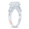 Thumbnail Image 2 of Pnina Tornai Baguette & Round-Cut Multi-Diamond Engagement Ring 1-3/8 ct tw 14K White Gold