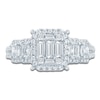 Thumbnail Image 3 of Pnina Tornai Baguette & Round-Cut Multi-Diamond Engagement Ring 1-3/8 ct tw 14K White Gold