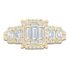 Thumbnail Image 3 of Pnina Tornai Baguette & Round-Cut Multi-Diamond Engagement Ring 1-3/8 ct tw 14K Yellow Gold
