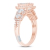 Thumbnail Image 2 of Pnina Tornai Baguette & Round-Cut Multi-Diamond Engagement Ring 1-3/8 ct tw 14K Rose Gold
