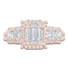 Thumbnail Image 3 of Pnina Tornai Baguette & Round-Cut Multi-Diamond Engagement Ring 1-3/8 ct tw 14K Rose Gold