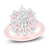 Thumbnail Image 1 of Created By Jared Studio Lab-Grown Cushion-Cut Diamond Halo Engagement Ring 3-3/8 ct tw 14K Rose Gold