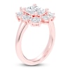 Thumbnail Image 2 of Created By Jared Studio Lab-Grown Cushion-Cut Diamond Halo Engagement Ring 3-3/8 ct tw 14K Rose Gold