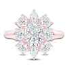 Thumbnail Image 3 of Created By Jared Studio Lab-Grown Cushion-Cut Diamond Halo Engagement Ring 3-3/8 ct tw 14K Rose Gold