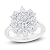 Thumbnail Image 1 of Created By Jared Studio Lab-Grown Cushion-Cut Diamond Halo Engagement Ring 3-3/8 ct tw 14K White Gold
