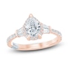 Thumbnail Image 1 of Pnina Tornai Couture Pear-Shaped Diamond Halo Engagement Ring 1-5/8 ct tw 18K Rose Gold