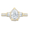 Thumbnail Image 3 of Pnina Tornai Couture Pear-Shaped Diamond Halo Engagement Ring 1-5/8 ct tw 18K Yellow Gold