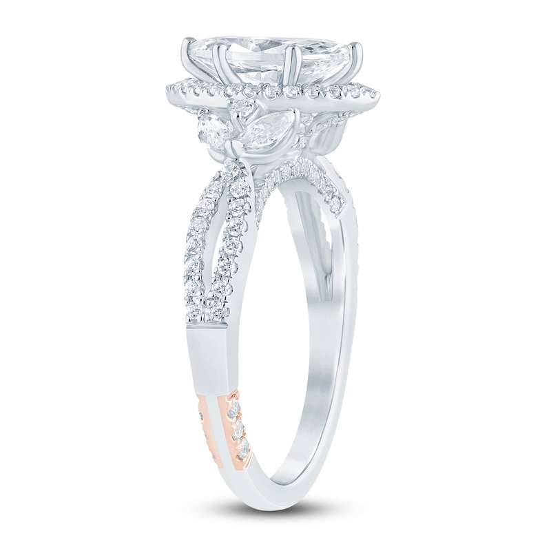 Main Image 2 of Pnina Tornai Couture Marquise-Cut Halo Engagement Ring 1-5/8 ct tw 18K White Gold