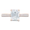 Thumbnail Image 3 of Pnina Tornai Couture Emerald-Cut Diamond Engagement Ring 2-1/4 ct tw 18K Rose Gold