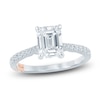 Thumbnail Image 1 of Pnina Tornai Couture Emerald-Cut Diamond Engagement Ring 2-1/4 ct tw 18K White Gold