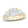 Thumbnail Image 1 of Pnina Tornai Couture Round-Cut Diamond Three-Stone Engagement Ring 3 ct tw 18K Yellow Gold