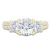 Thumbnail Image 3 of Pnina Tornai Couture Round-Cut Diamond Three-Stone Engagement Ring 3 ct tw 18K Yellow Gold