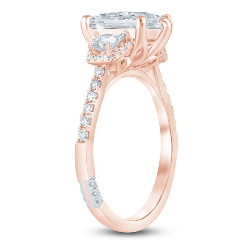 Main Image 2 of Pnina Tornai Couture Radiant-Cut Diamond Engagement Ring 2-1/2 ct tw 18K Rose Gold