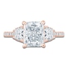 Thumbnail Image 3 of Pnina Tornai Couture Radiant-Cut Diamond Engagement Ring 2-1/2 ct tw 18K Rose Gold