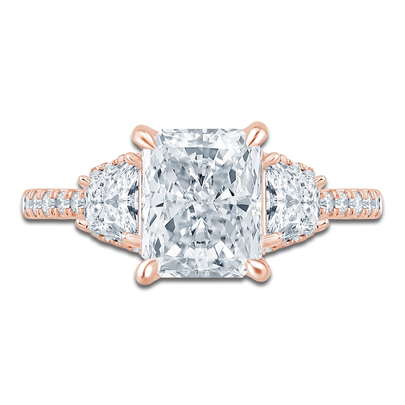 Main Image 3 of Pnina Tornai Couture Radiant-Cut Diamond Engagement Ring 2-1/2 ct tw 18K Rose Gold