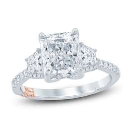 Pnina Tornai Couture Radiant-Cut Diamond Engagement Ring 2-1/2 ct tw 18K White Gold