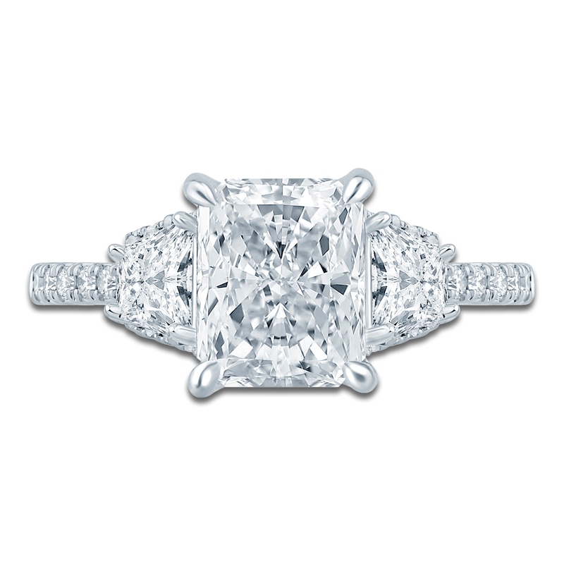 Main Image 3 of Pnina Tornai Couture Radiant-Cut Diamond Engagement Ring 2-1/2 ct tw 18K White Gold