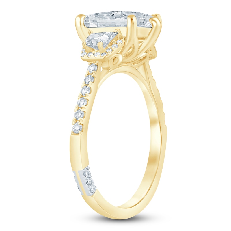 Main Image 2 of Pnina Tornai Couture Radiant-Cut Diamond Engagement Ring 2-1/2 ct tw 18K Yellow Gold