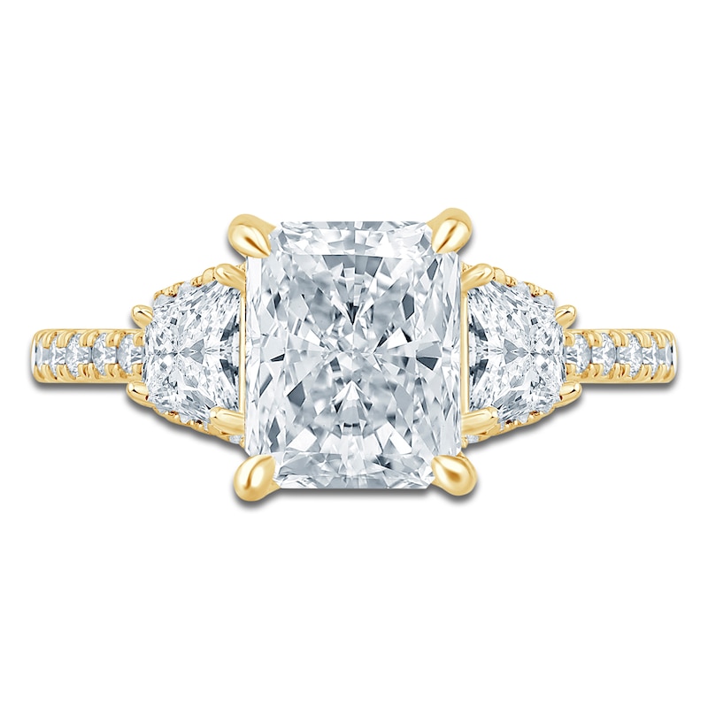 Main Image 3 of Pnina Tornai Couture Radiant-Cut Diamond Engagement Ring 2-1/2 ct tw 18K Yellow Gold