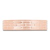 Thumbnail Image 3 of Men's Brushed Brick Pattern Wedding Band 14K Rose Gold 4.9mm