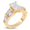 Thumbnail Image 2 of Emerald-Cut Created By Jared Studio Lab-Grown Diamond Engagement Ring 3-1/2 ct tw 14K Yellow Gold