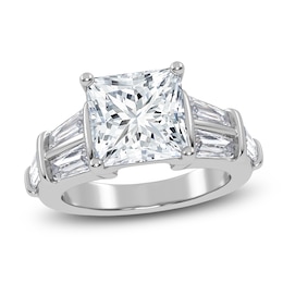 Princess-Cut Created By Jared Studio Lab-Grown Diamond Engagement Ring 4-1/2 ct tw 14K White Gold