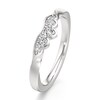 Thumbnail Image 4 of J'Lure Lab-Grown Diamond Scalloped Wedding Band 1/5 ct tw 18K White Gold