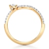 Thumbnail Image 2 of J'Lure Trillion Curved Brilliant-Cut Lab-Grown Diamond Contour Wedding Band 1/3 ct tw 18K Yellow Gold